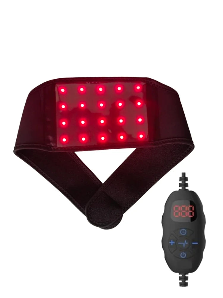 20 PCS LEDs Red Light Therapy Belt for Neck Pain Relief Neck Massager Wearable Wrap Relax Neck Muscl LED Light Beauty Devices