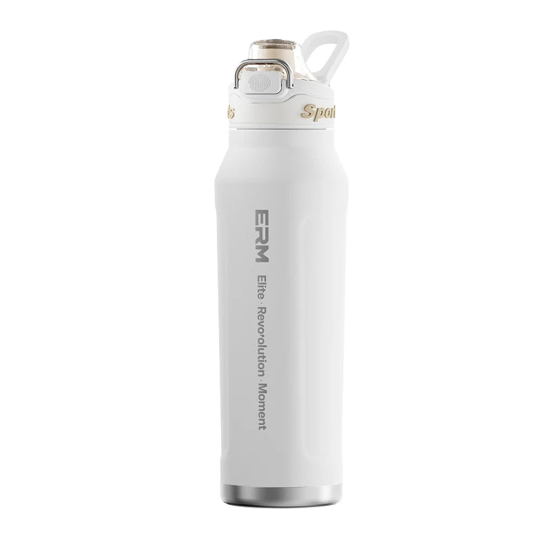 Stainless Steel Water Bottle Cycling Tumble Insulated Cold And Hot Flasks Double Wall Portable With Handle Sports Outdoor Cup
