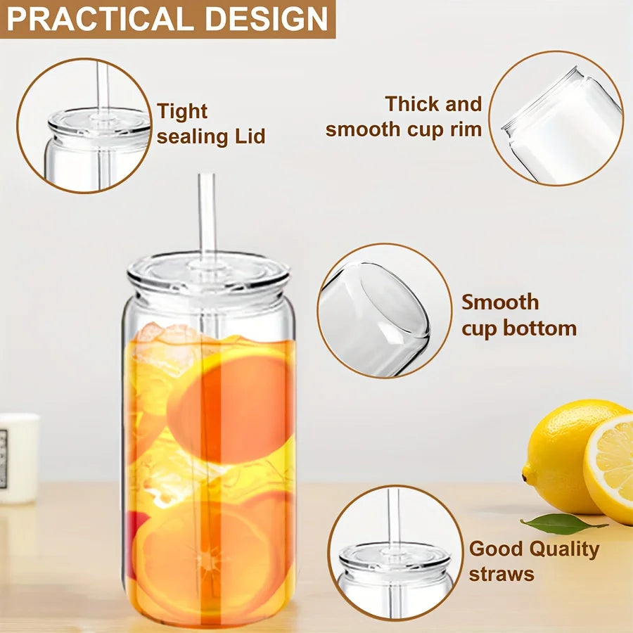 25 Pack Mason Jar Style 16oz Reusable Tumbler with Leak-Proof Lids & Straws - Colorful Water Bottles for Iced Coffee, Smoothies, Juice & Beverages - Perfect for Gym, Running, Cycling,Hiking, Beach, Pool Parties, BBQ, Picnics,