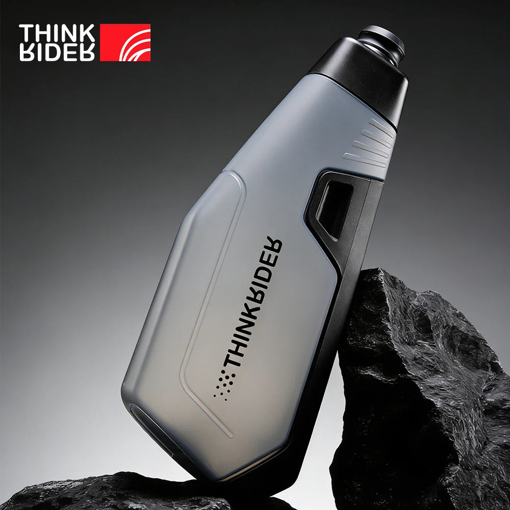 ThinkRider Aerodynamic Bicycle Bottle Cage Set, 650ml Bicycle Water Bottle, 1PSC, Suitable for Mountain Bike and Road Bike Frame