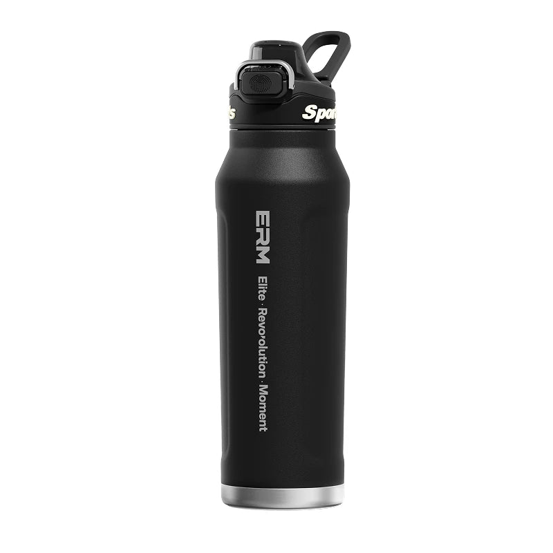 Stainless Steel Water Bottle  Cycling Tumble Insulated Cold And Hot Flasks Double Wall Portable With Handle Sports Outdoor Cup