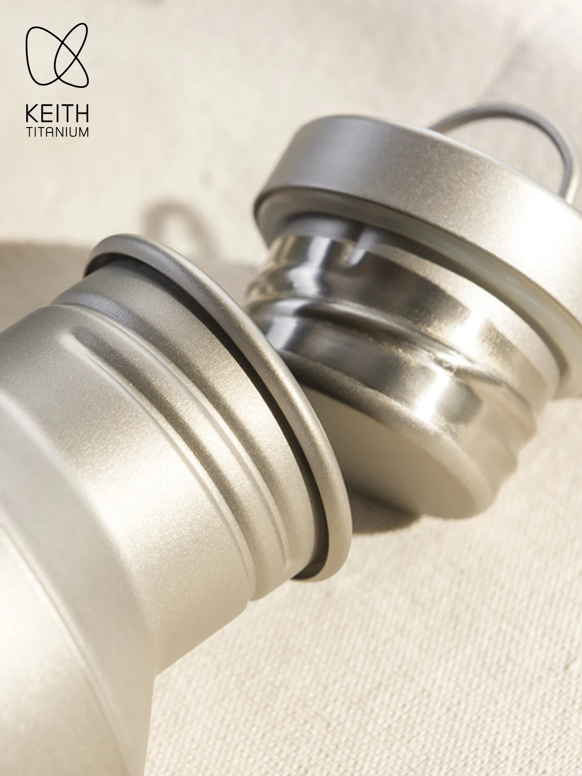 Keith Titanium Sports Water Bottle with Thermal Protective Sleeve 400/ 550/700ml Lightweight  Leakproof BPA Free for Outdoor