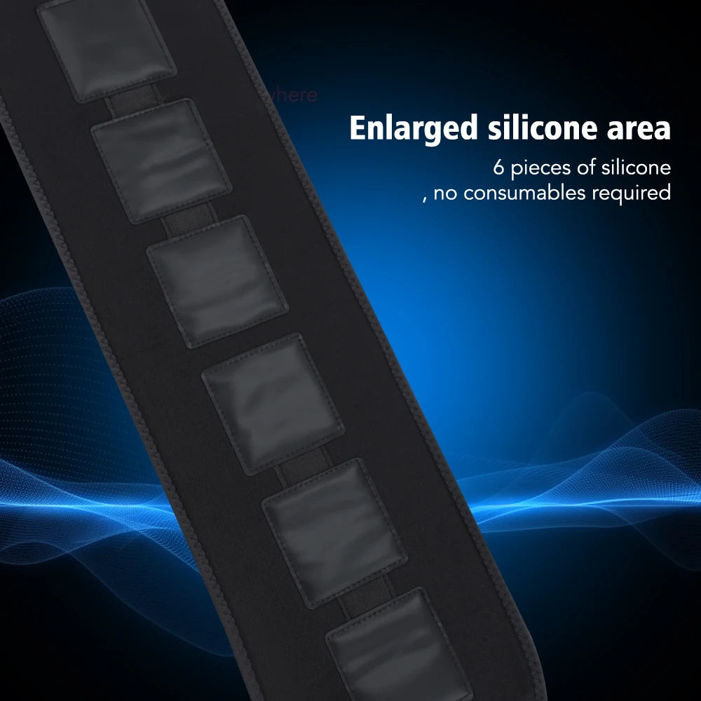 19Gears EMS Smart Waist Belt Fitness Equipment Muscle Massage Belt Training Strength Electric Abdominal Trainer USB